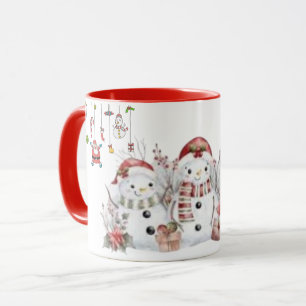 Christmas Snowmen mug