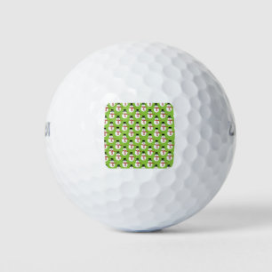 Christmas Snowmen Pattern Golf Balls