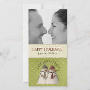 Christmas Snowmen Photo Cards