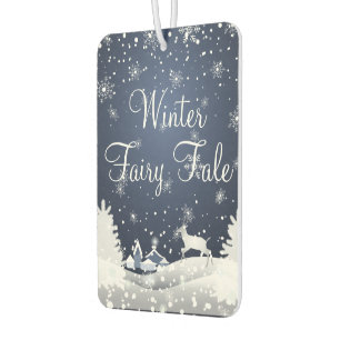 Christmas Snowy Fairy Tale Fantasy Forest Air Freshener