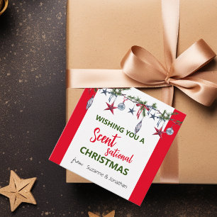 Christmas Soap Candle Scentsational  Favour Tags