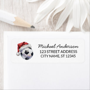 Christmas Soccer Ball Santa Return Address