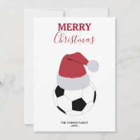 Christmas Soccer Ball Sports Football Custom Name