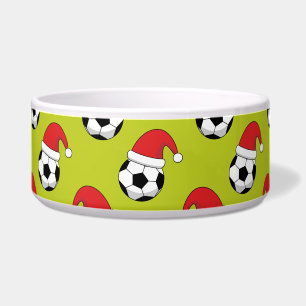 Christmas Soccer Ball With Santa Claus Hat Pattern