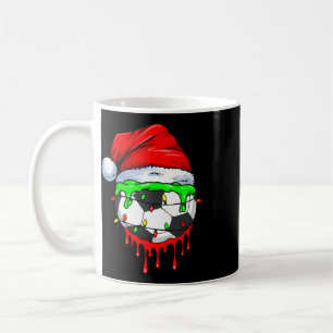 Christmas Soccer Drip For Boys Ice Cream Drip Coffee Mug