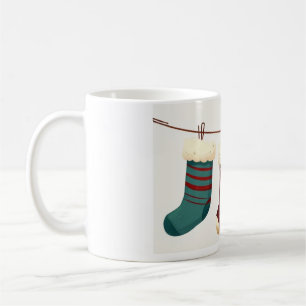 Christmas socks presents coffee mug