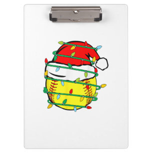 Christmas Softball  Clipboard
