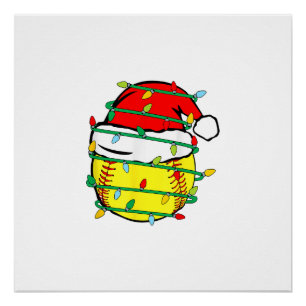 Christmas Softball  Poster