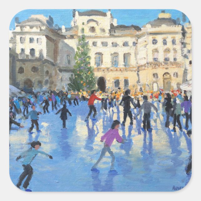 Christmas Somerset House 2013 Square Sticker (Front)