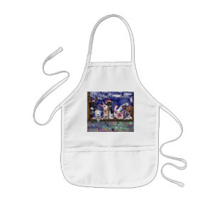 Christmas Song - Animal Party Kids Apron