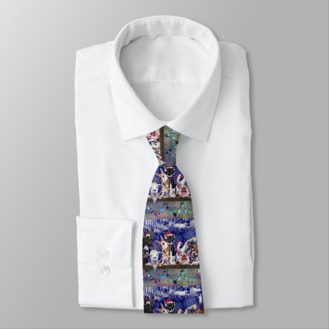 Christmas Song - Animal Party Tie (Tied)