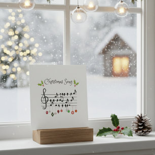 Christmas Song birds singing Invitation