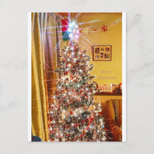 Christmas Sparkles Holiday Postcard