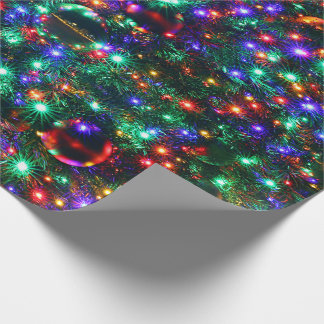 Christmas Sparkling Stars Wrapping Paper