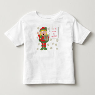 Christmas Sparkly Elf Toddler T-shirt