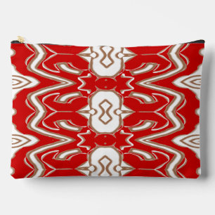 Christmas Special red & white trendy makeup Accessory Pouch
