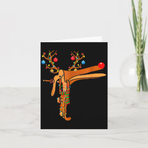 Christmas Speculum Reindeer Funny Xmas Nurse Midwi Card