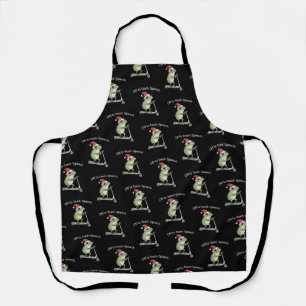 Christmas Speech Therapist SLP Communication Apron