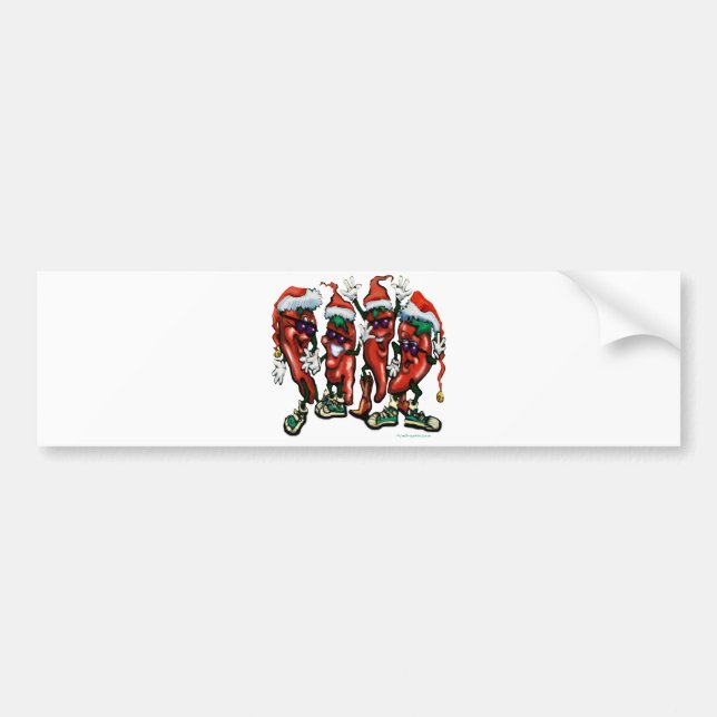 Christmas Spices Bumper Sticker (Front)