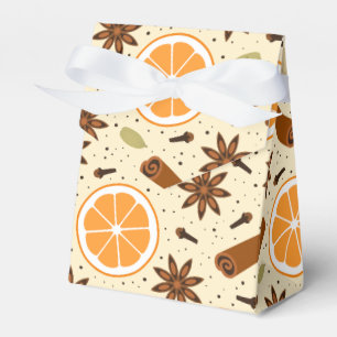 Christmas spices favor box
