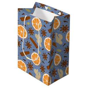 Christmas spices medium gift bag