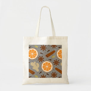 Christmas spices tote bag