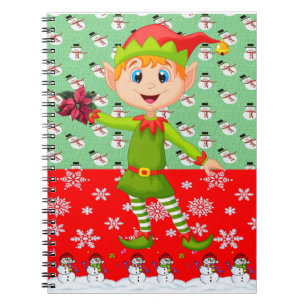 Christmas Spiral Notebook