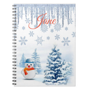 Christmas Spiral Notebook