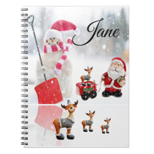 Christmas Spiral Notebook