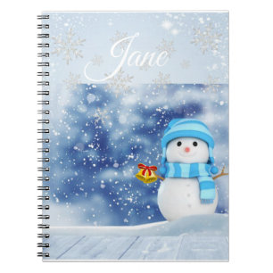 Christmas Spiral Notebook