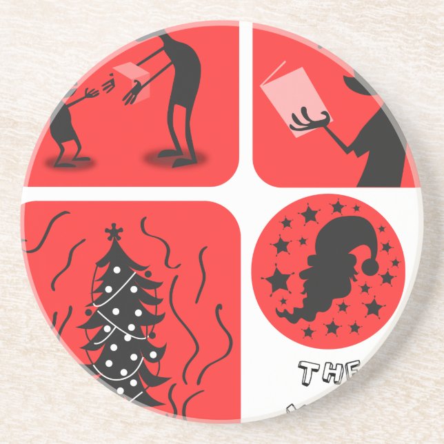 christmas spirit coaster (Front)