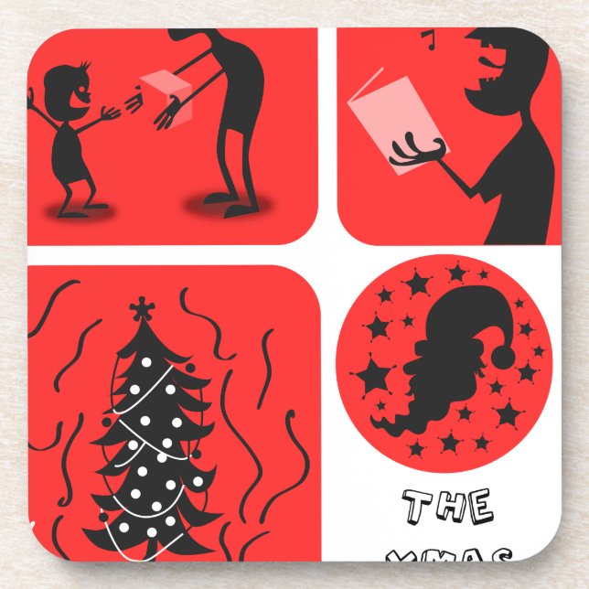 christmas spirit coaster (Front)