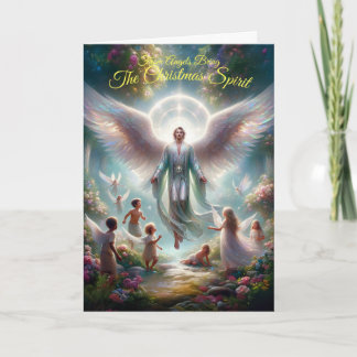 Christmas Spirit Folded Greeting Card