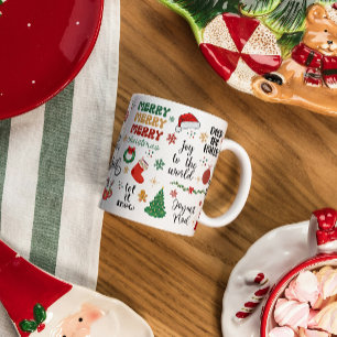 Christmas Spirit–Holiday Quotes & Cheerful Graphic Mug