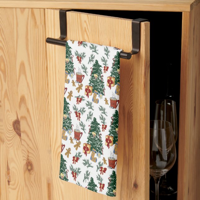 Christmas Spirit Kitchen Towel (Thirds Fold)