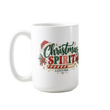 Christmas Spirit Loading Funny Retro Holiday Mug