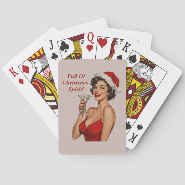Christmas Spirit Playing Cards (Back)