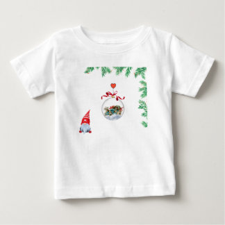 Christmas spirit with gnome baby T-Shirt