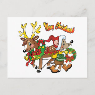 Christmas Spirits Holiday Postcard