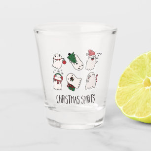 Christmas Spirits Shot Glass
