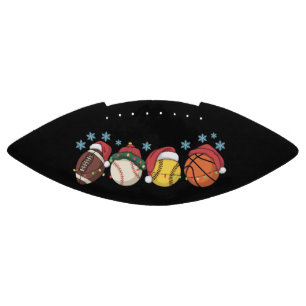 Christmas Sports Balls Lights Santa Family Sport