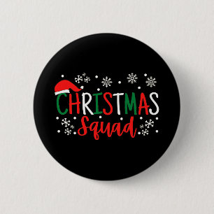 CHRISTMAS SQUAD 2 INCH ROUND BUTTON