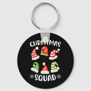 Christmas Squad Family Group Matching Christmas Pa Keychain