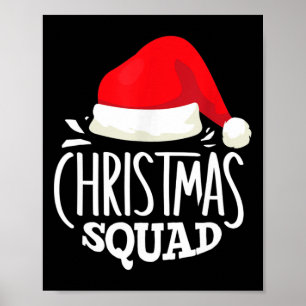 Christmas Squad Family Group Matching Christmas Pa Poster
