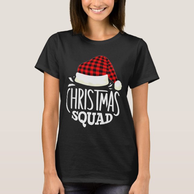 Christmas Squad Family Group Matching Christmas Pa T-Shirt (Front)