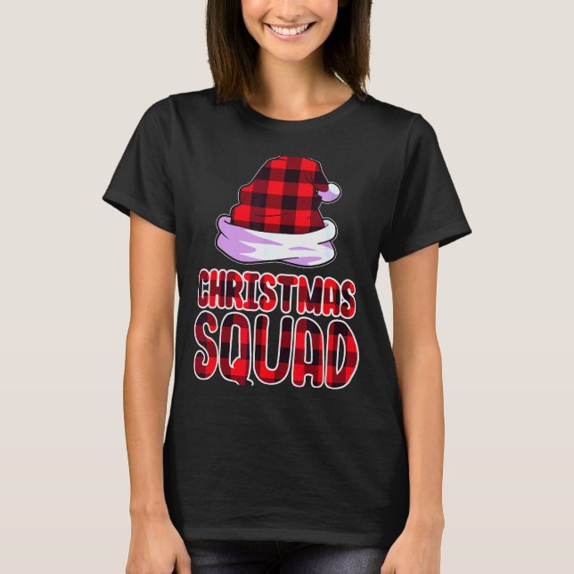 Christmas Squad Family Group Matching Christmas Pa T-Shirt (Front)