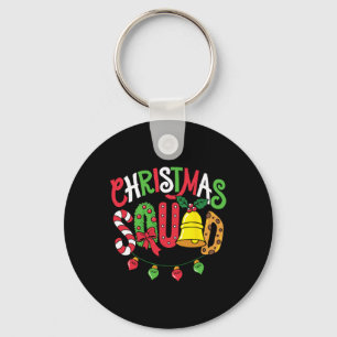 Christmas Squad Family Matching Pajama Funny Boys  Keychain