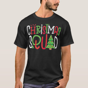 Christmas Squad Family Matching Pajamas Xmas Tree T-Shirt