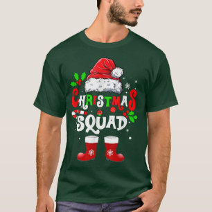 Christmas Squad Funny Santa Hat Xmas Crew Family P T-Shirt