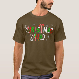 Christmas Squad Funny Team Group Santa Xmas Tree C T-Shirt